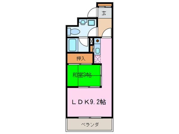 モア・マリオ平和公園の物件間取画像